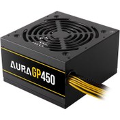 تصویر پاور کامپیوتر 450 وات گیم دیاس مدل AURA GP450 GAMDIAS AURA GP450 450W 80 Plus PSU