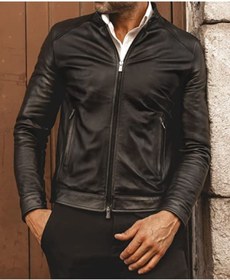 خرید و قیمت کاپشن چرم dsr deri اورجینال dsr2 Genuine Leather Jacket Men ...