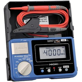 تصویر تستر مقاومت عایقی آمپرسنج Hioki IR4056-20 | 5 دامنه ولتاژ تا 1000 V 