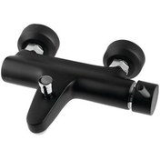 تصویر شیر دوش جسیکا مشکی کروم (کی آی جی)(10سال ضمانت تعویض) 