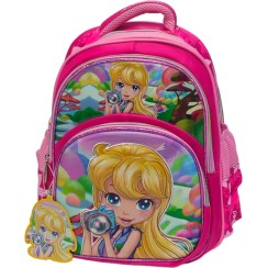 تصویر کيف مدرسه ای سه بعدی دخترانه برند پرزيدنت President کد 2344 President girl 3D school-bag code 2344