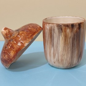 تصویر ماگ با درب سرامیکی 