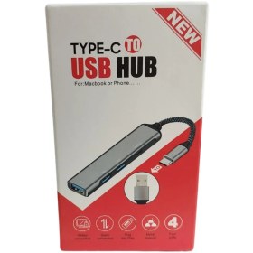 تصویر هاب 4 پورت USB3.0 مدل 4P 