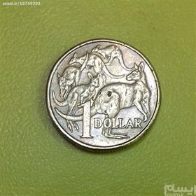 تصویر سکه یک دلاری استرالیا 