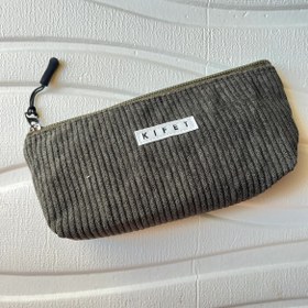 تصویر جامدادی مخملی تک زیپ 