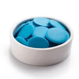 تصویر شکلات سکه ای آبی طعم بلوبری - 250 گرم 