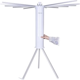 تصویر بند رخت ایستاده چرخشی کم جا 