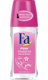 تصویر رول ضدتعریق فا پینک پشن رایحه گل رز صورتی Fa Pink Passion حجم 50 میلی لیتر 