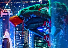 تصویر متال پوستر شخصیت Spiderman کد N407 