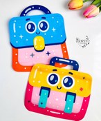 تصویر زیپ کیپ فانتزی طرح کیف سایز بزرگ 