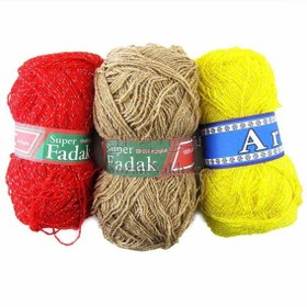 تصویر کاموا زری دار 