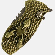 تصویر فندک چاقو دار طرح عقاب 