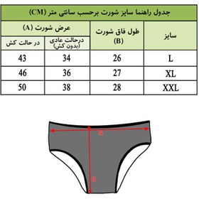 تصویر شورت لامبادا کالوین کلین کبریتی در دو سایز لارج و ایکس لارج 