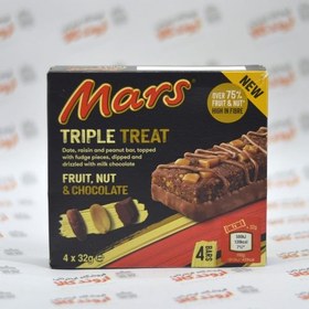 تصویر پروتئین بار شکلات و میوه ی مارس بسته ی ۴ عددی (۱۳۰ گرم) mars mars