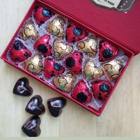 تصویر باکس کوچک شکلات قلبی 
