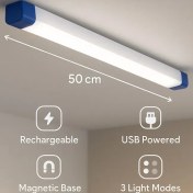 تصویر چراغ اضطراری شارژی مدل T550 مهتابی مگنتی 