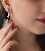 تصویر گوشوار جواهری کد 001 Jewelry earrings