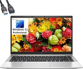 تصویر لپ تاپ تجاری HP EliteBook 840 G8 14 اینچی FHD، چهار هسته ای i7-1165G7 اینتل تا فرکانس 4.7 گیگاهرتز، 16 گیگابایت رم DDR4، 1 ترابایت PCIe SSD، WiFi 6، BT 5.1، KB با نور پس زمینه، خواننده اثر انگشت، BRO 11 Pro Extension، ویندوز 11 Pro 