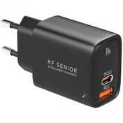 تصویر شارژر دیواری 33 وات کی اف سنیور مدل KF Senior TH-138 