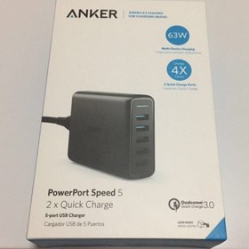 تصویر شارژر رومیزی انکر مدل A2054 PowerPort Speed 5 