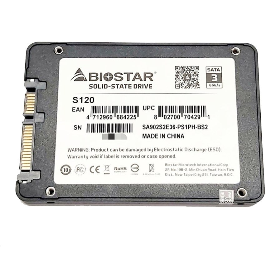 SSD 512GB BIOSTAR S120-512GB（514h） S120 BIOSTAR Biostar ترب