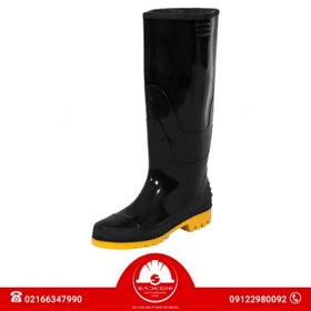 تصویر چکمه مشکی معمولی ساق بلند برند شیما Gardening black boots