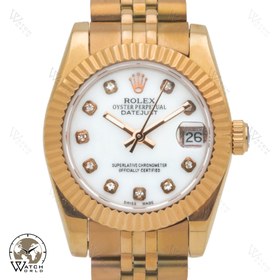 تصویر ساعت مچی عقربه ای زنانه رولکس دیت جاست ROLEX DATEJUST AAA+