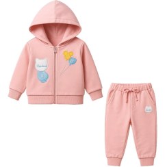 تصویر ست سوئیشرت و شلوار دخترانه مدل کیتی K0010 