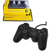 تصویر دسته بازی تک شوکدار پلی استیشن 2 و 1 Sony PS2 