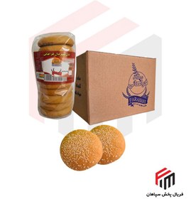تصویر نان شیرمال فراهانی 12 بسته در کارتن و بسته 9 عددی قیمت مصرف کننده هر بسته 35.000 - کپی 
