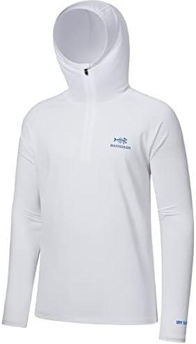 خرید و قیمت BASSDASH Men's UPF 50+ 1/4 Zip Fishing Hoodie Shirt Quick Dry  Performance Long Sleeve Sun Protection FS24M