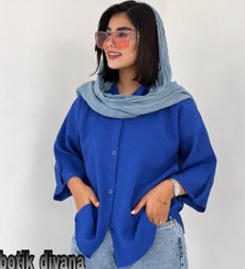 تصویر شومیز پشت دکمه مدل سوزان (2160) 