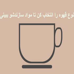 تصویر پروژه مواد تشکیل دهنده انواع قهوه با استفاده از HTML و CSS و JavaScript 