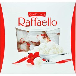 تصویر شکلات نارگیلی با مغز بادام 240 گرم رافائلو – raffaello 