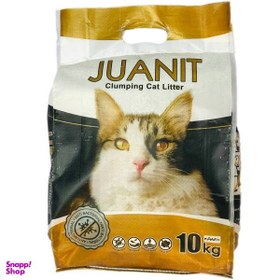 تصویر خاک بستر گربه ژوانیت مدل گلد وزن 10 کیلوگرم 