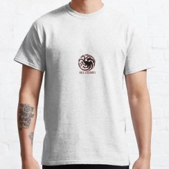 تصویر تیشرت house of the dragon طرح House Targaryen logo Classic T-Shirt کد 195930 