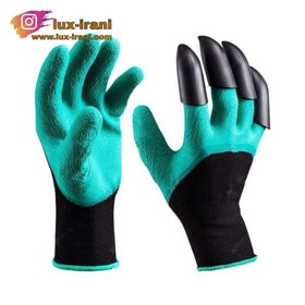 تصویر دستکش ناخن دار باغبانی کاربردی Practical gardening gloves with nails