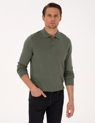 تصویر بافت مردانه پیر کاردین آستین بلند راسته | Pierre Cardin 50318036 