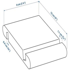 تصویر پایه نگهدارنده گوشی موبایل و تبلت ایکیا مدل AKSIBABCTTTS 
