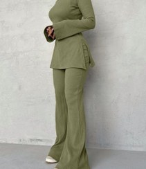 تصویر ست بلوز و شلوار مناسب سایز 36 تا 44 - سبز 
