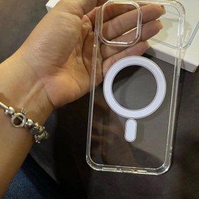تصویر کاور شفاف اورجینال آیفون 14 پرومکس با قابلیت شارژ مگ سیف ا iPhone 14 Pro Max Clear Case with MagSafe iPhone 14 Pro Max Clear Case with MagSafe