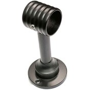 تصویر پایه سقفی گرد لوله استیل مشکی کد R522 بهسازان BEHSAZAN طول 10 قطر 2/5 