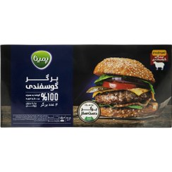 تصویر برگر گوسفندی 100 درصد گوشت پمینا – 500 گرم 