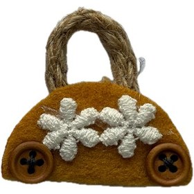 تصویر تکه دوزی طرح کیف دستی 