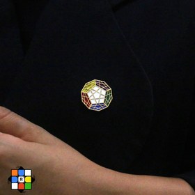 تصویر بَج مغناطیسی روبیک مدل مگامینکس 