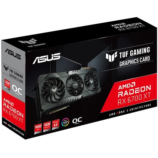 خرید و قیمت کارت گرافیک ایسوس TUF RX6700XT حافظه 12GB ا ASUS TUF