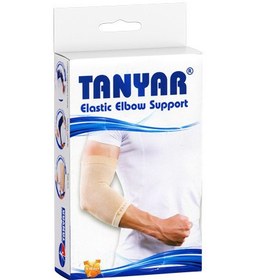 تصویر آرنج بند کش بافت کد 2067 فری سایز تن یار Tanyar Free Size Elastic Elbow Bandage