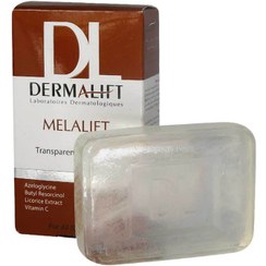 تصویر پن روشن كننده درمالیفت ملالیفت انواع پوست 100 گرم Dermalift Melalift Transparent Depigmenting Syndet Bar