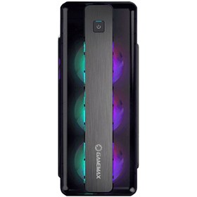 تصویر کیس کامپیوتر گیم مکس MoonLight FRGB Mid Tower مشکی GameMax MoonLight FRGB Mid Tower Black Computer Case