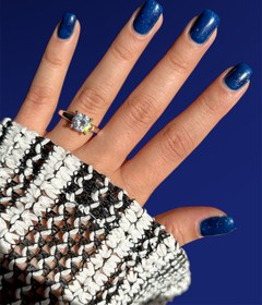 تصویر انگشتر تک نگین سولیتر 